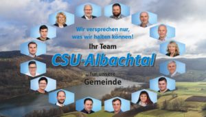 Gemeinderaete CSU Albachtal 2020
